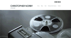 Desktop Screenshot of christophernorby.com